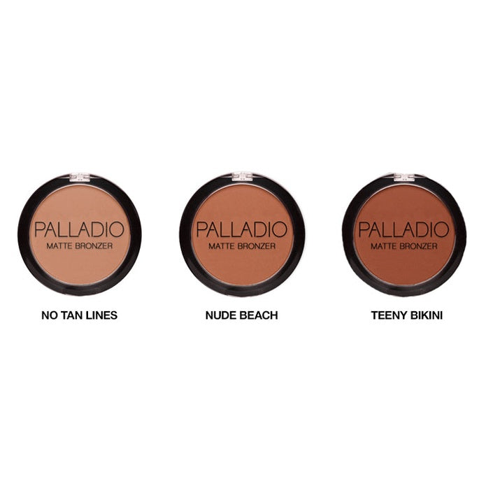 Palladio matte bronzer - no tan lines