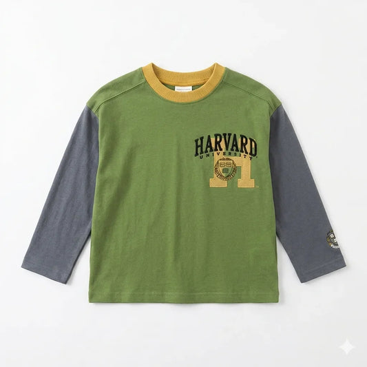 Zara Boy's Light Green & Grey Chest Printed Blouse | Zara In Lebanon