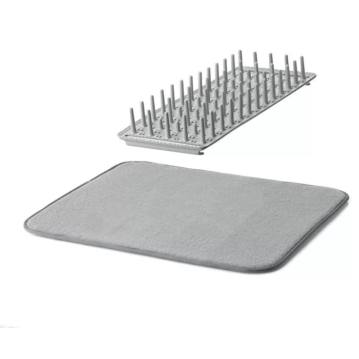 Guzzini 'Dry & Safe' Dish Drainer With Mat Clay
