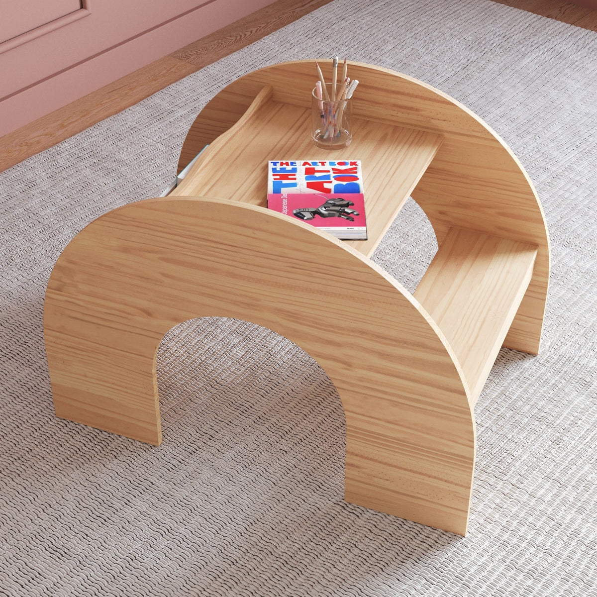 Montessori Bookshelf & Desk