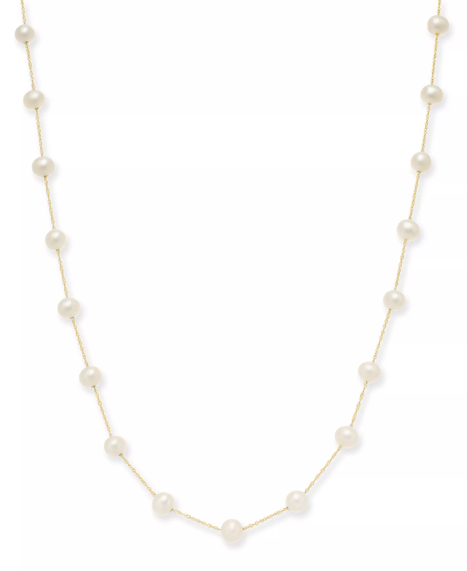 Effy Collection Women's 14K Gold Plated Cultured Freshwater Pearl 7mm Necklace | Effy Collection In Lebanon