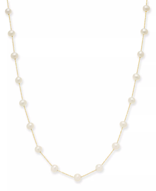 Effy Collection Women's 14K Gold Plated Cultured Freshwater Pearl 7mm Necklace | Effy Collection In Lebanon