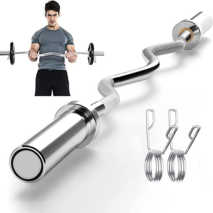 Olympic 120 cm Barbell Curl/ EZ Curl