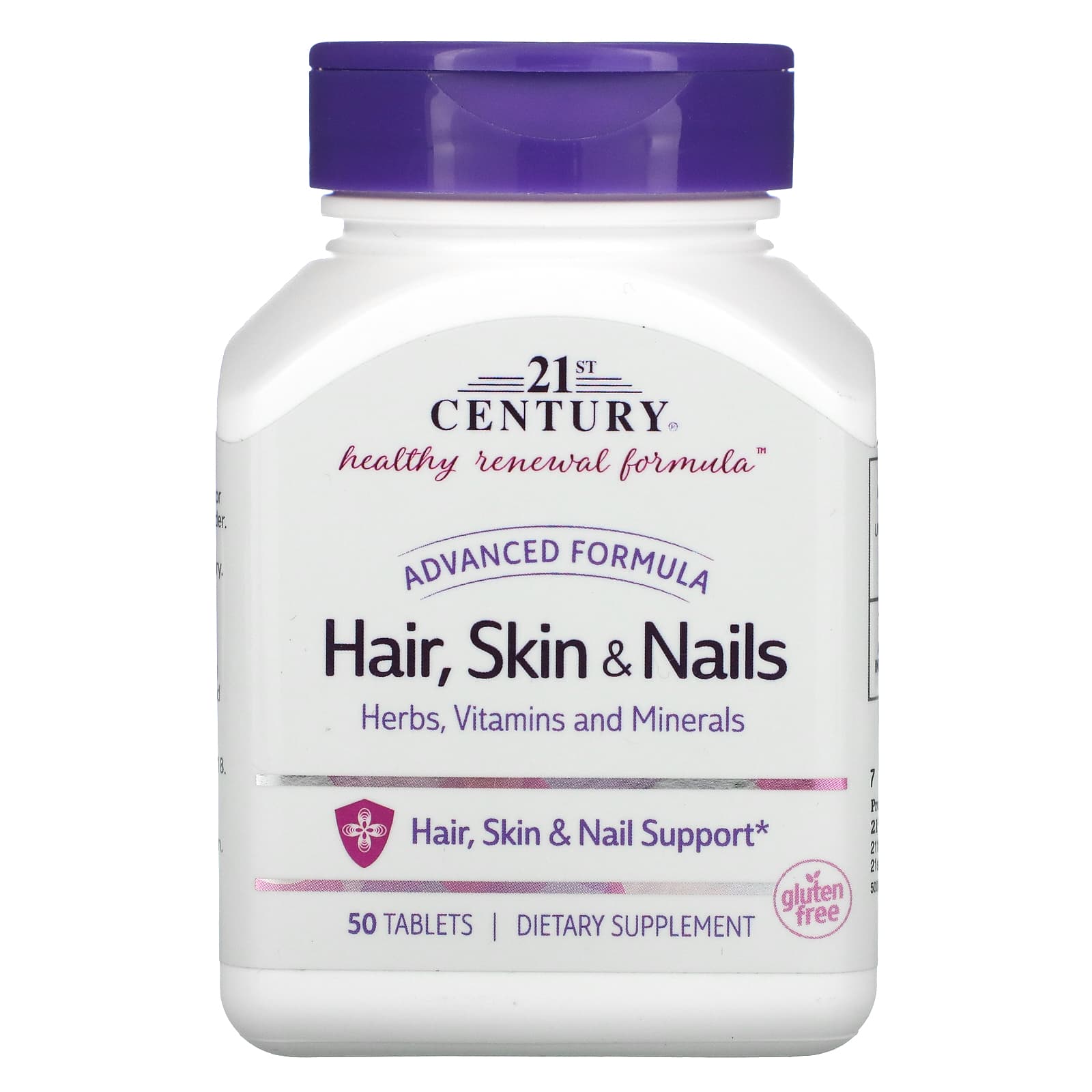 21st Century, Advanced Formula Hair, Skin & Nails, 50 Tablets - Medaid International