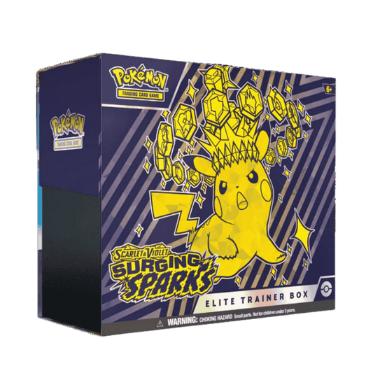Pokemon TCG : Scarlet & Violet Surging Sparks (SV08) Elite Trainer Box EN - Medaid International