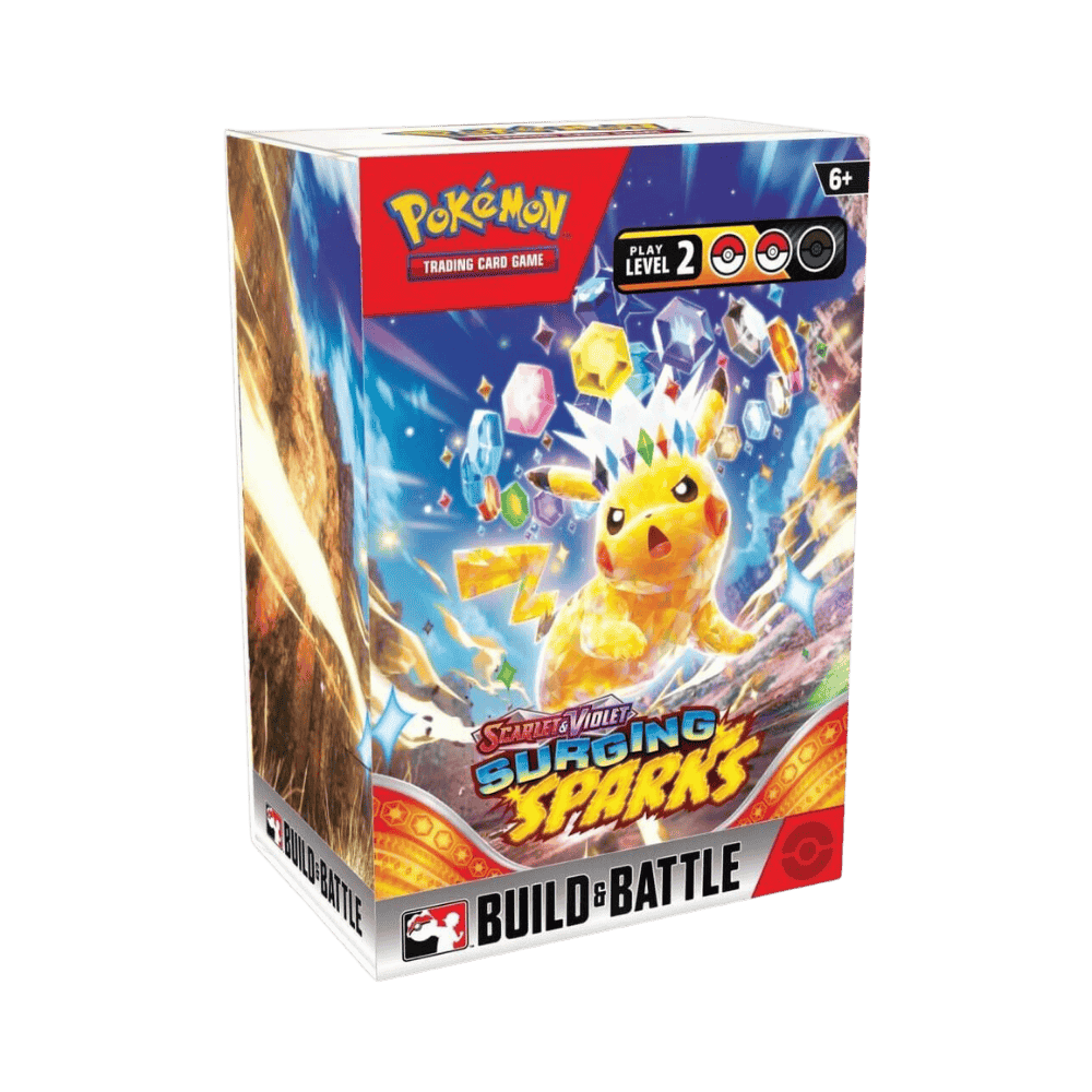 Pokemon TCG : Scarlet & Violet Surging Sparks (SV08) Build & Battle Box - Medaid International