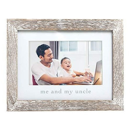 Me and My Uncle Sentiment Frame Rustic