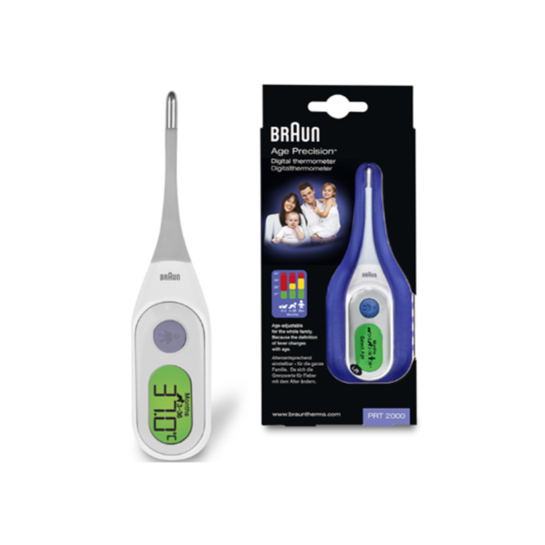 Braun Digital Thermometer with Age Precision® PRT2000EU