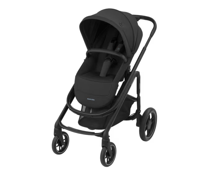 Maxi-Cosi - Plaza+ (Essential Black) - 3pcs Bundle Plaza+  Stroller&Carrycot Pebble 360 Pro Car Seat - FamilyFix 360 Pro Base. - Travel System