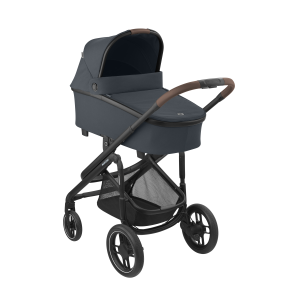 Maxi-Cosi - Plaza+ (Essential Graphite) - 3pcs Bundle Plaza+ - Carrycot. Pebble 360 Pro Car Seat - FamilyFix 360 Pro Base. - Travel System