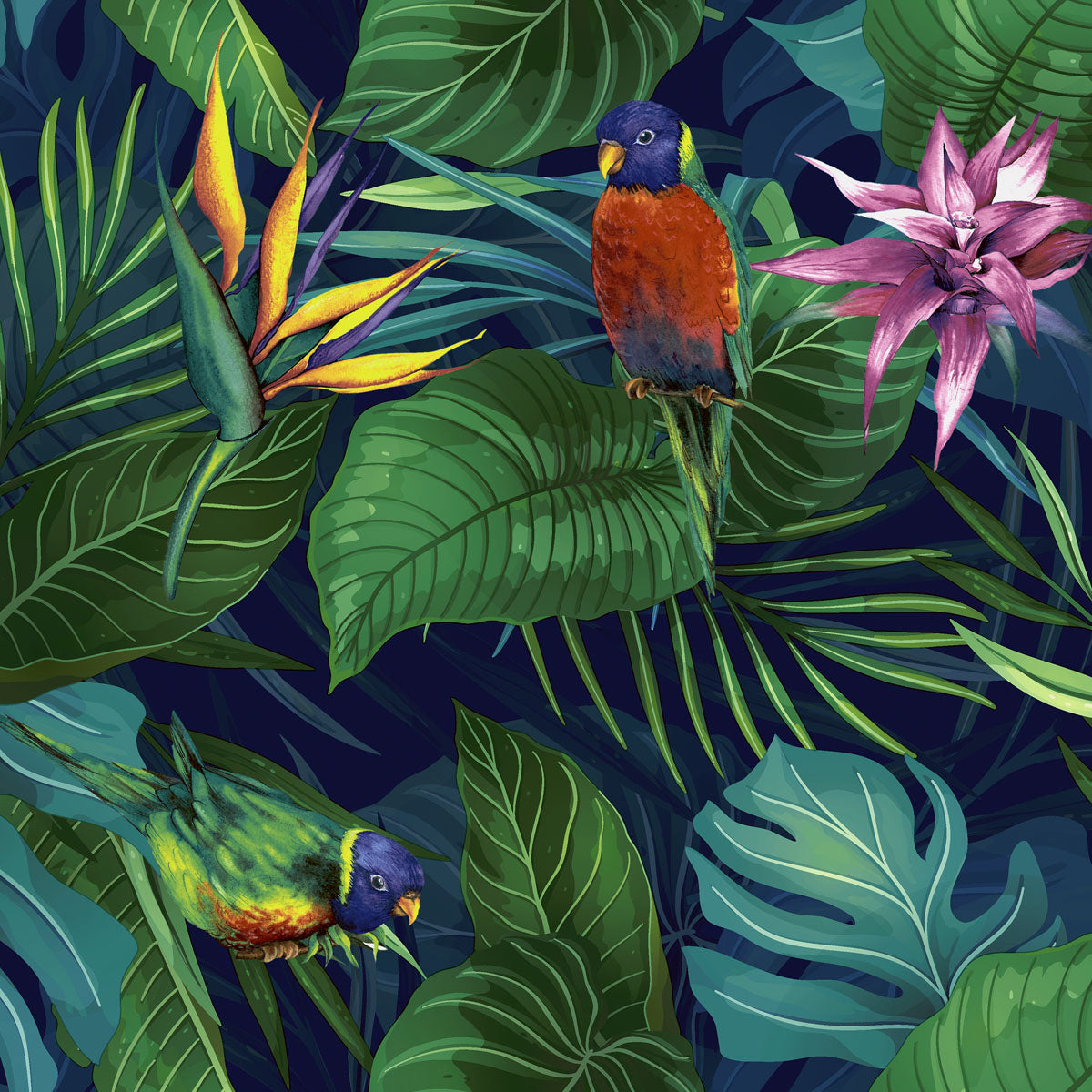 Paper+ Design Tissue Napkin 33 x 33 cm Jungle Paraiso 3-ply, 20 pieces | Paper+ Design In Lebanon