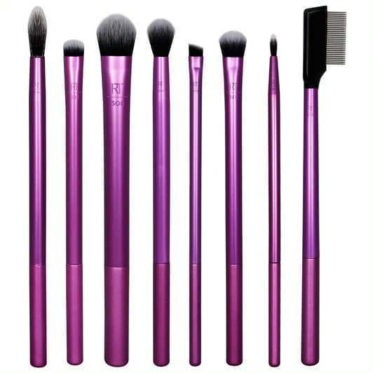 Real Techniques everyday eye essentials brush set 8 brushes 261841
