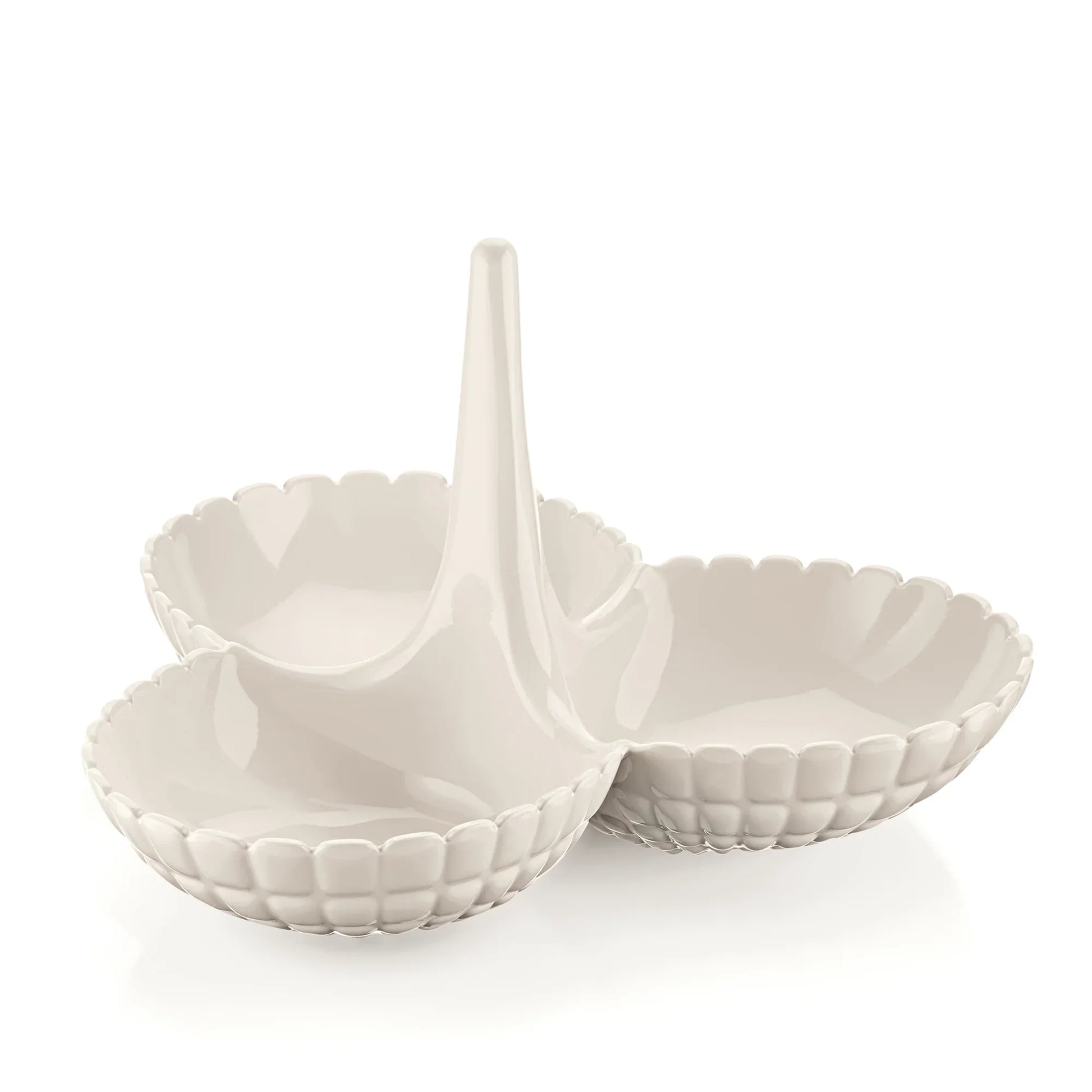 Guzzini Hors d’oeuvres dish Tiffany Milk white