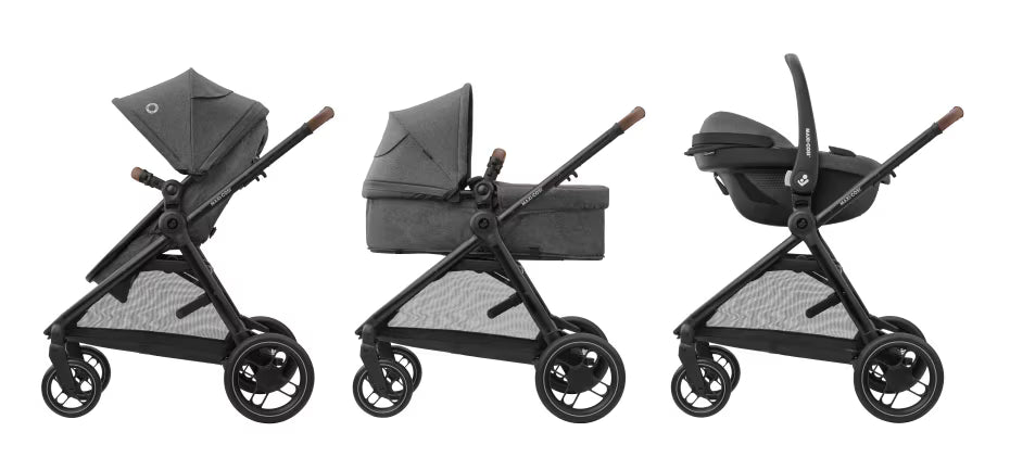 Maxi-Cosi - Zelia S Trio Stroller - Dark Grey - Travel System