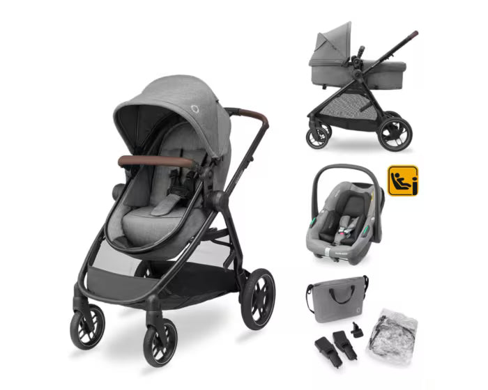 Maxi-Cosi - Zelia S Trio Stroller - Grey - Travel System