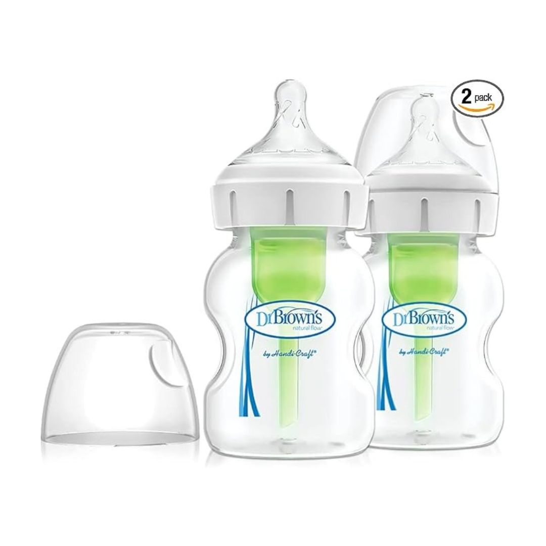 Dr. Brown’s Options+Anti-Colic Baby Bottle – 150ml Twin Pack