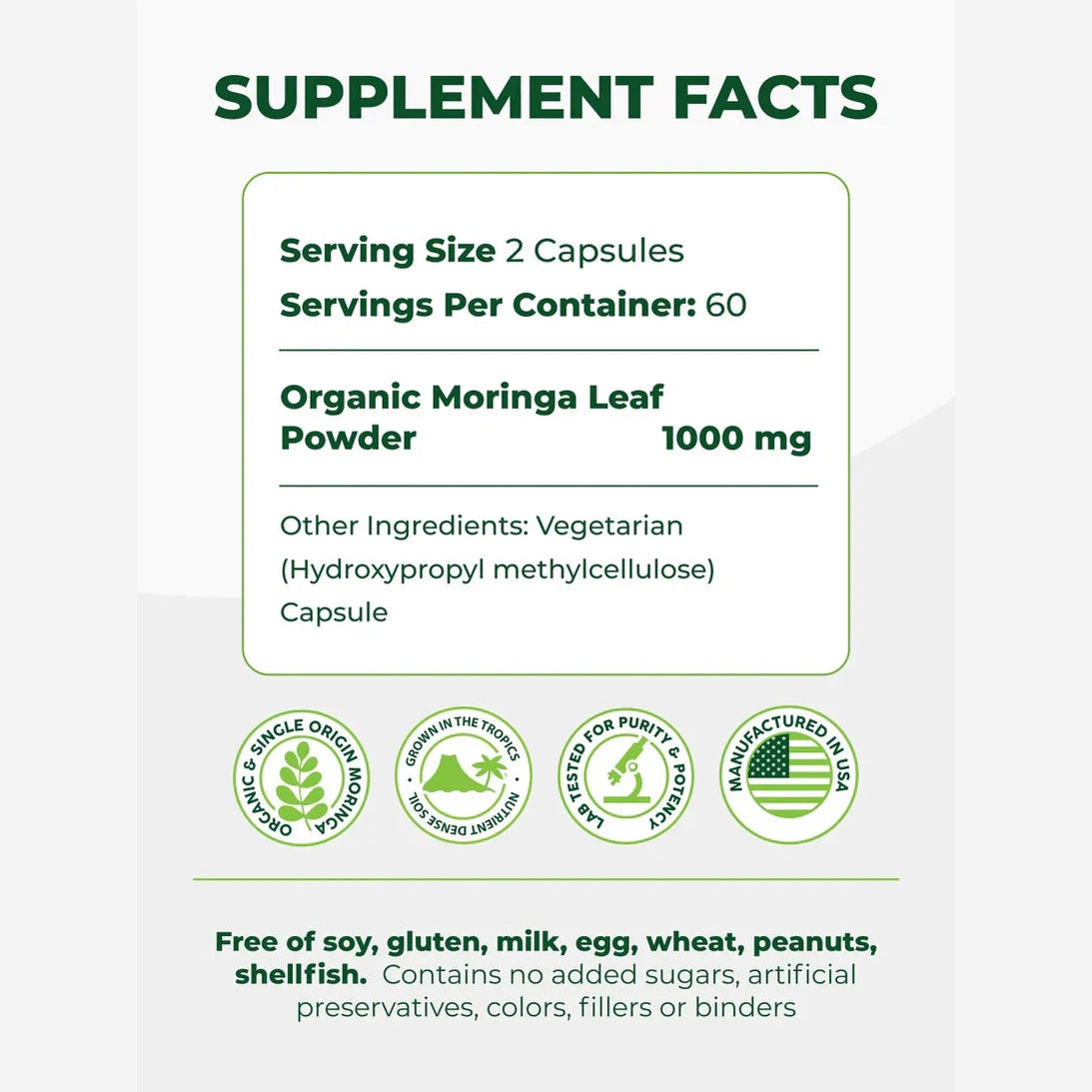 Moringa Leaf Powder مسحوق أوراق المورينجا