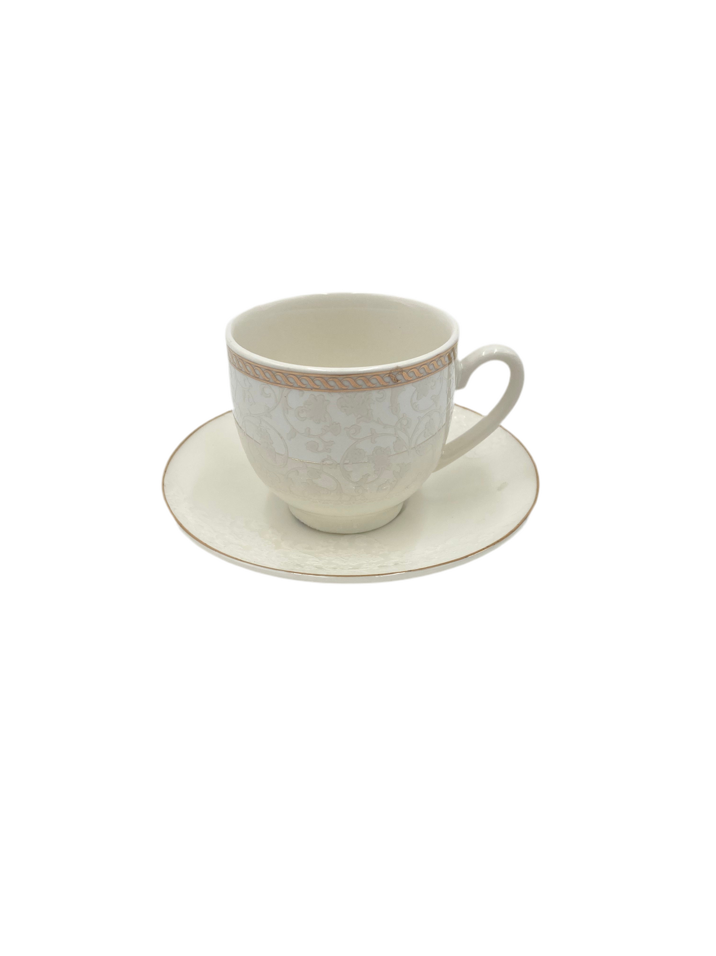 GeBe, 12 Pcs Coffee Cups With Saucers