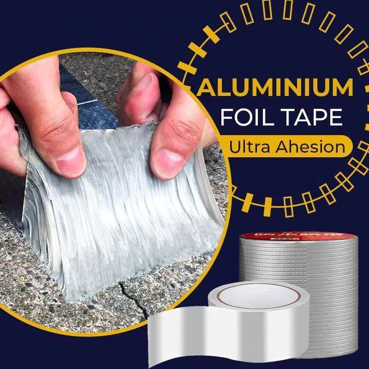 Waterproof Aluminum Foil Rubber Tape شريط لاصق مطاطي ألومنيوم مقاوم للماء