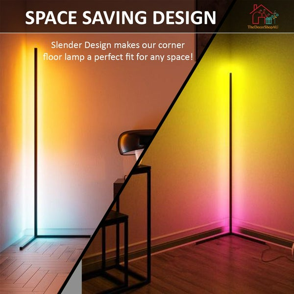 Smart RGB LED Corner Lamp Remote & Phone App Control - Medaid International