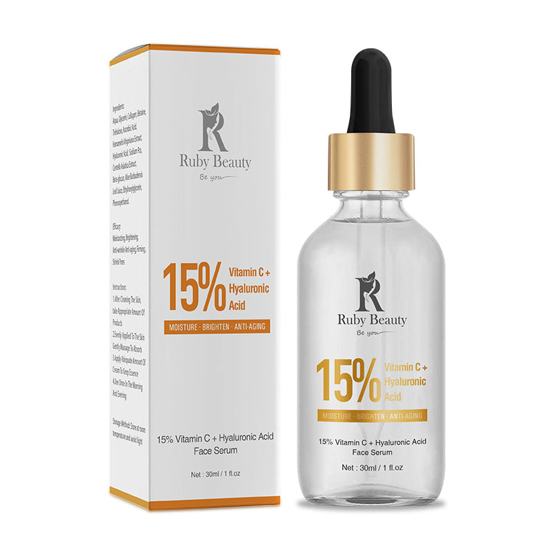 Ruby beauty 15% hyaluronic acid+vitamin C serum 30ml SC-126