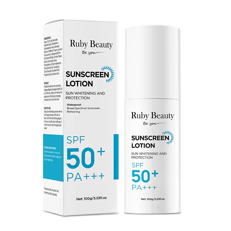 Ruby beauty sunscreen lotion spf50+ PA+ 100g RB-174 - Medaid International