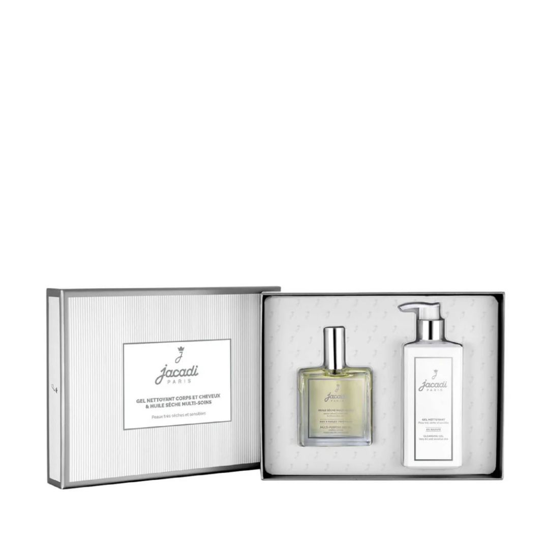 Jacadi Cleansing Gel 400ml + Oil 100ml Set