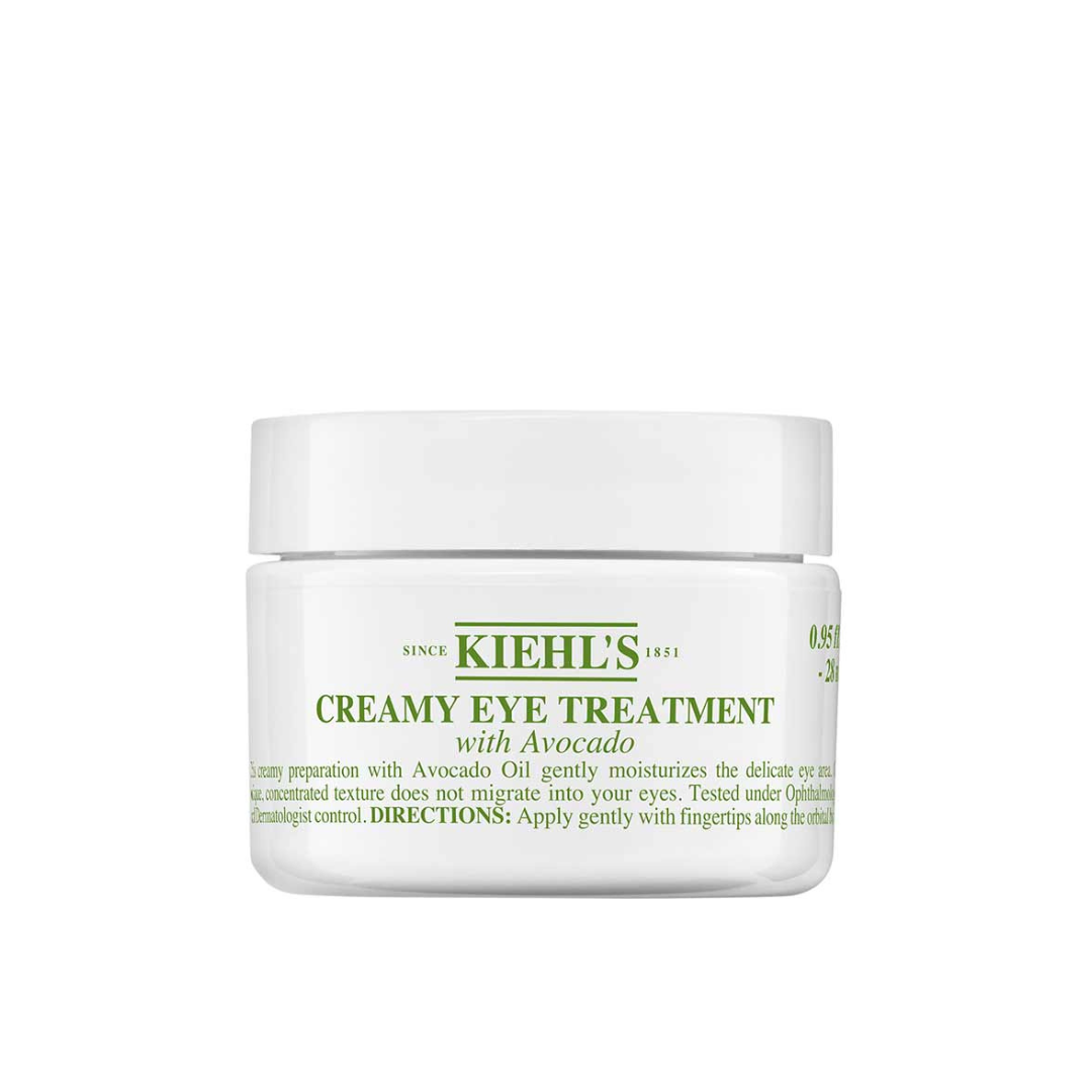 Kiehl's Avocado Eye Treatment, Nourishing and Hydrating Eye Cream, Avocado Oil and Caffeine to Energize and Invigorate Skin, Tired Eyes, 99% Naturally Derived Formula - 0.5 fl oz - Medaid International