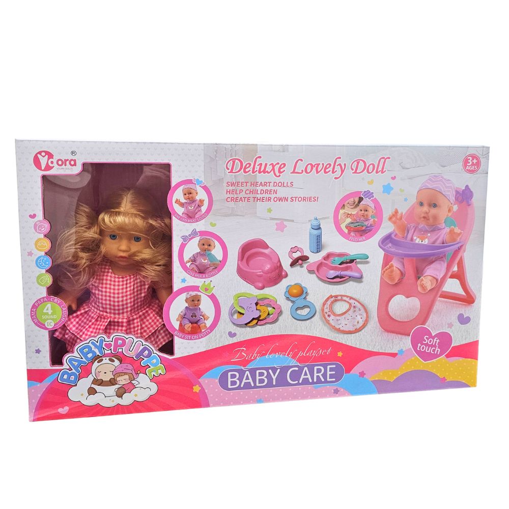 9 Inch Baby Doll Set With 4 sounds Lebanon