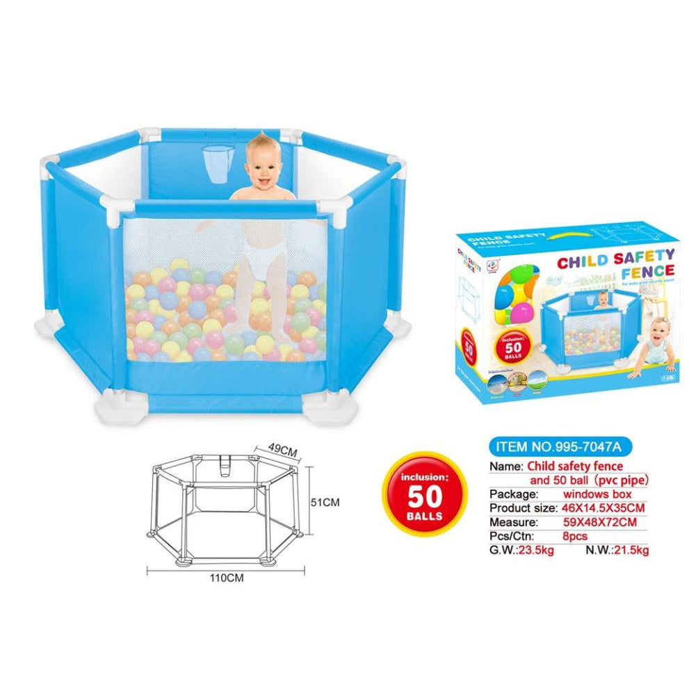 ( Net ) Child Safety Fence Playpen With 50 Balls Lebanon