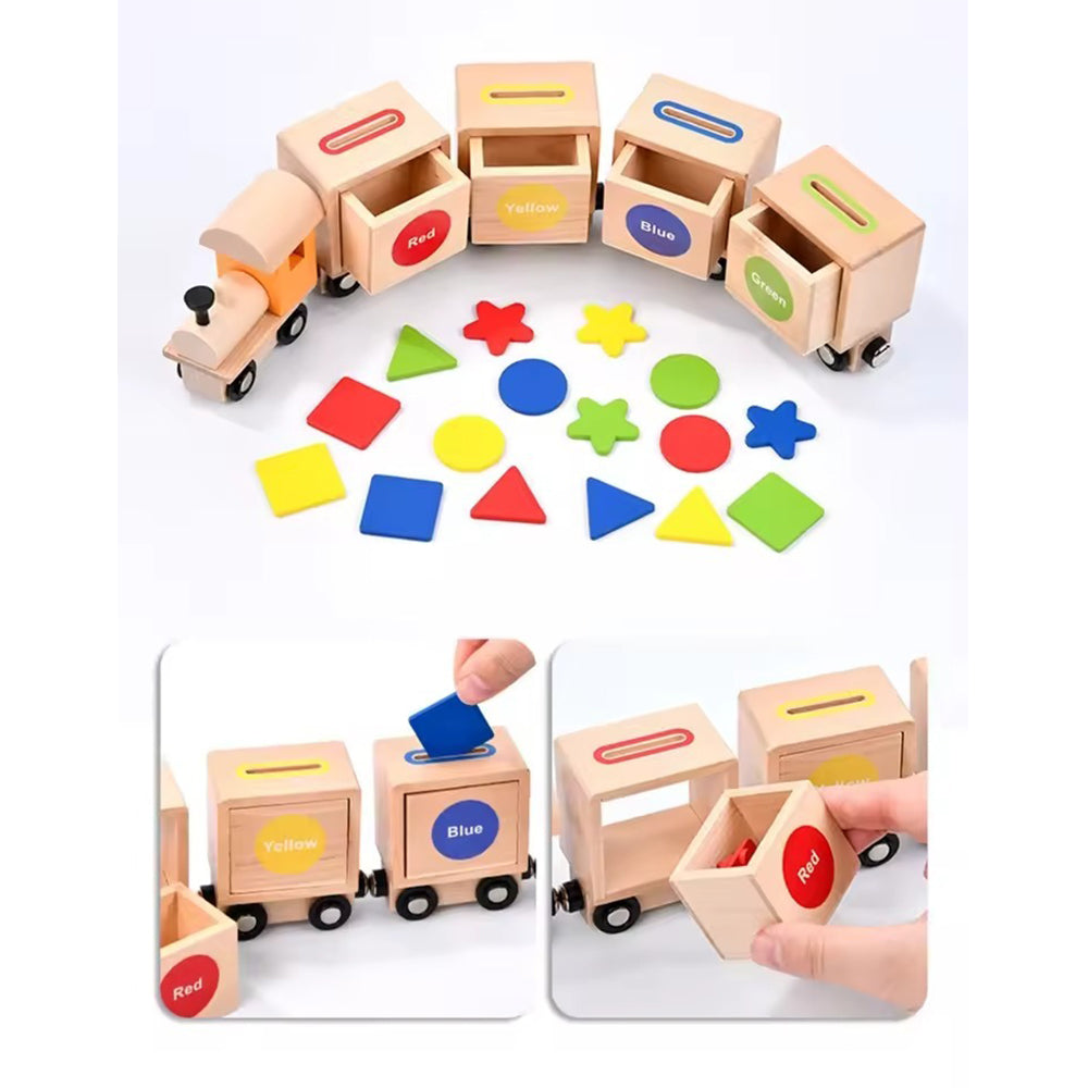 Wooden Magnetic Train Toy for Kids Lebanon