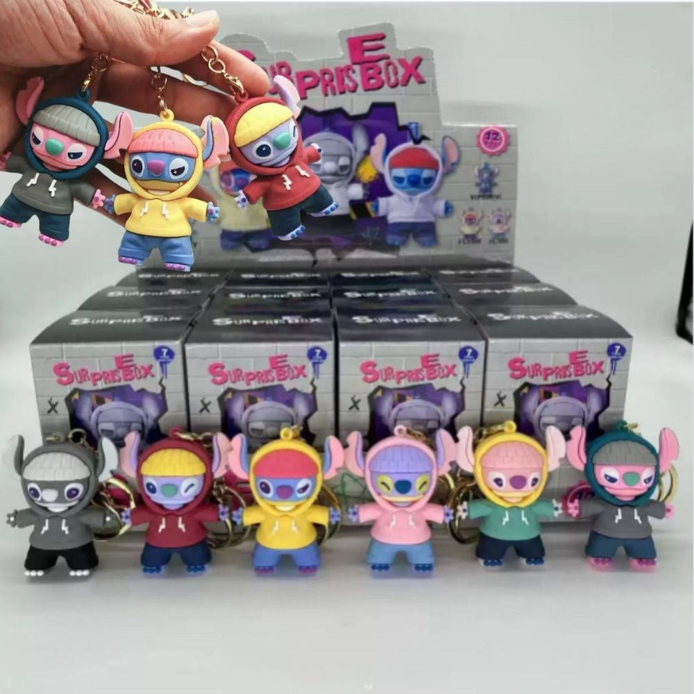 Stitch Genji Street Keychain Blind Box Lebanon