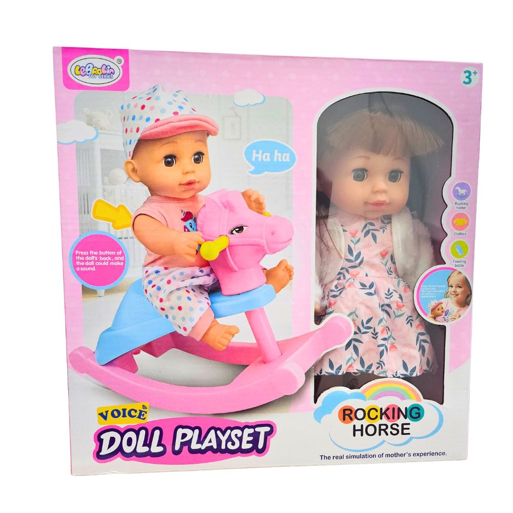 12 inch Baby Doll Rocking Horse With Sound Lebanon