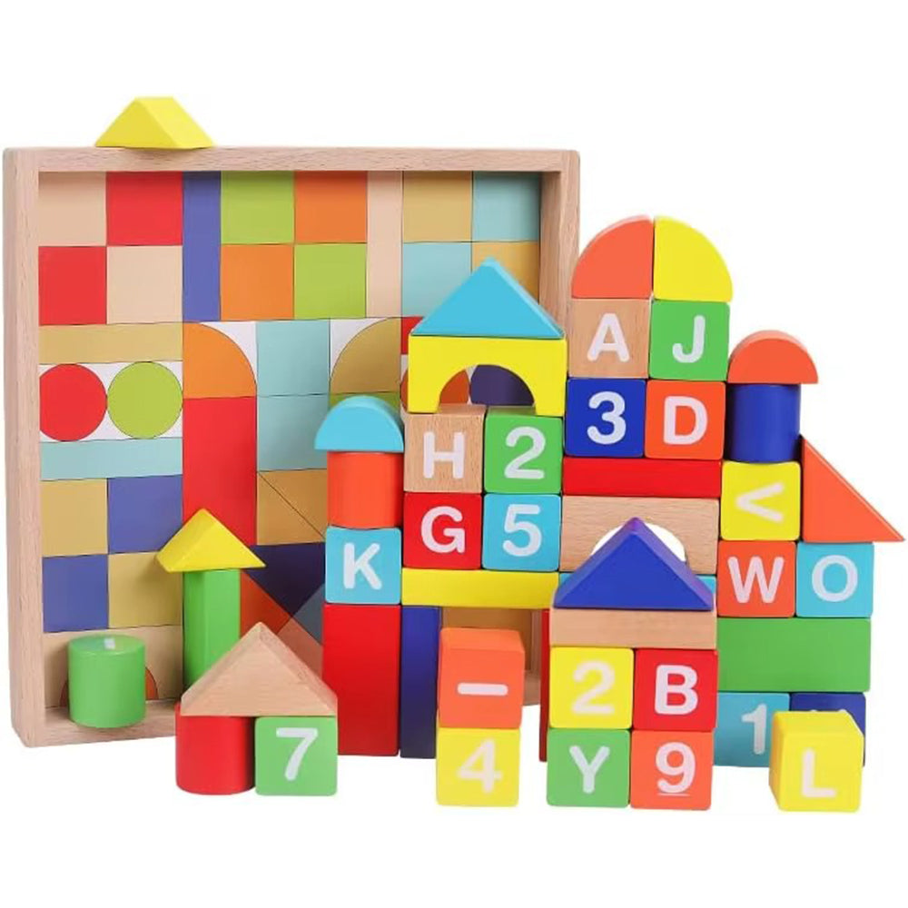 Wooden Number Letter Blocks Lebanon