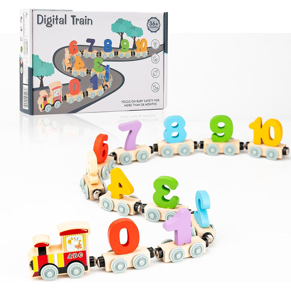 Wooden Digital Train Toy For Children Lebanon