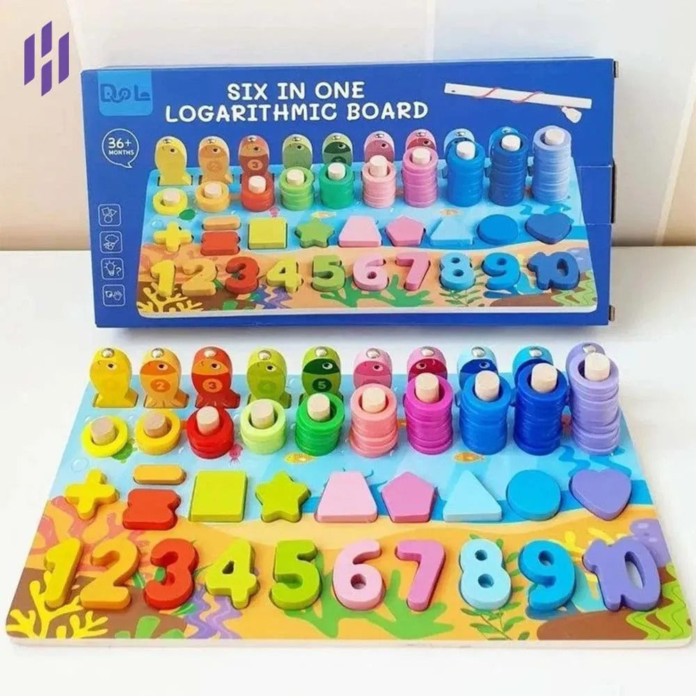 Six in One Logarithmic Board Lebanon