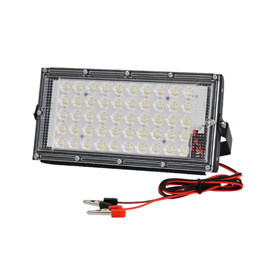 50W LED Flood Light with 120¬∞ Adjustable Angle, Waterproof White Light