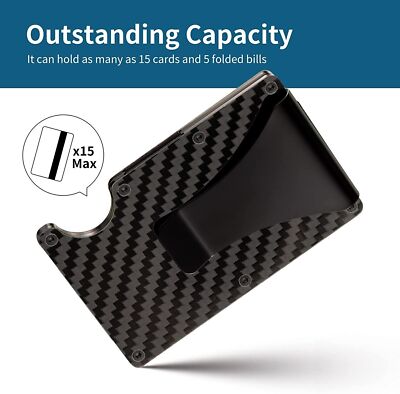 Carbon Fiber Max Carry Wallet