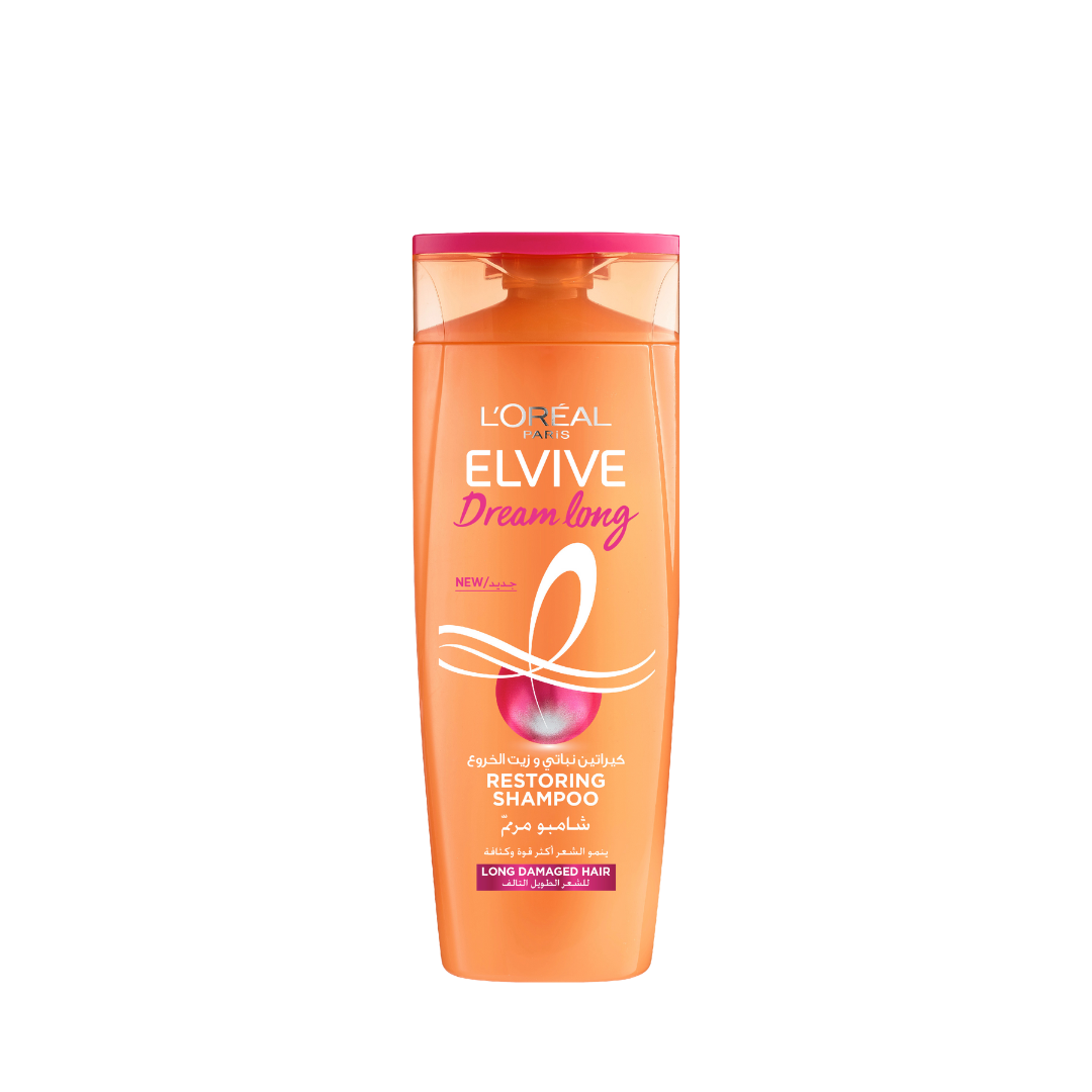 L'Oréal Paris Elvive Dream Long Restoring Shampoo For Long Damaged Hair With Keratin And Castor Oil