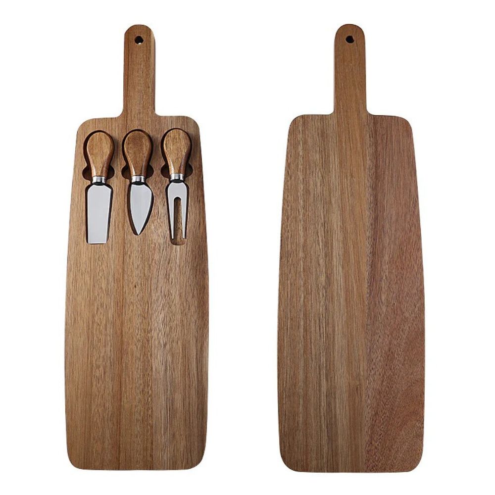 (NET) Wood Cheese Cutting Board