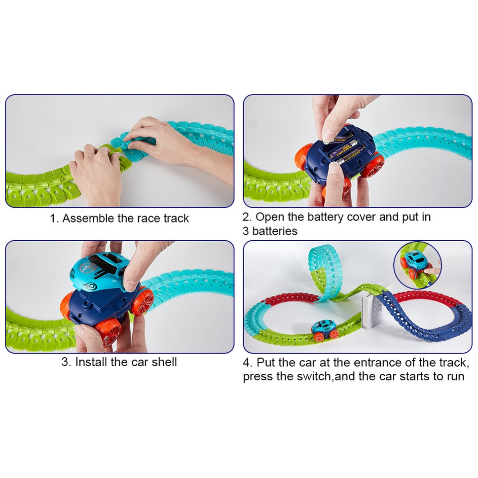 Tumama Kids - Changeable Track Race - 184pcs