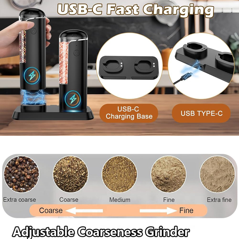 Premium Metal Corkscrew with Bottle Opener Black Granite