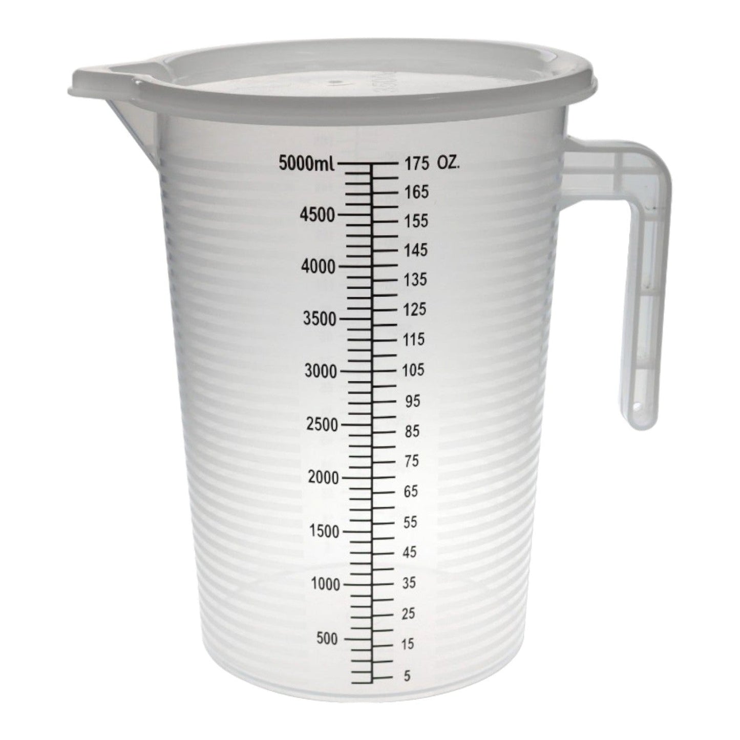 High Quality Plastic Measuring Cup w Cover 5000 ml