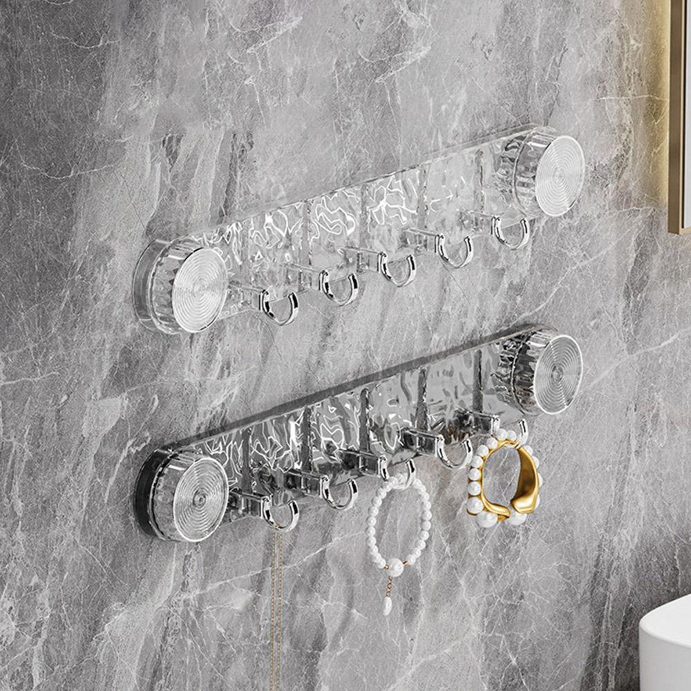 Suction Cup Folding Hook Rack