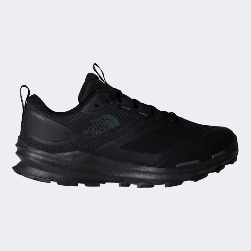 The North Face Vectiv Fastpack Light Waterproof Men Hiking Shoes Black/Antracite Grey - Medaid International