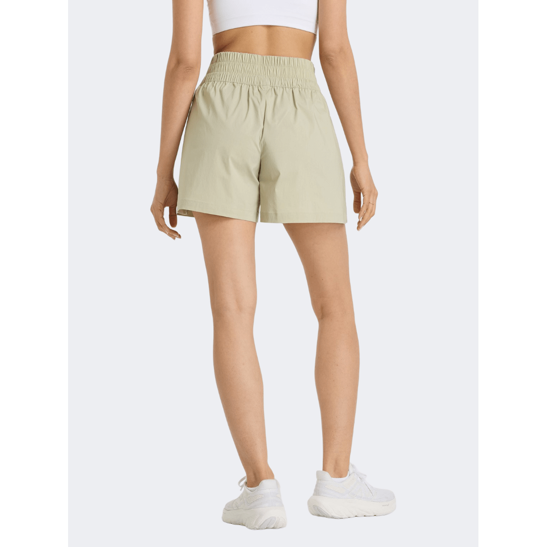 New Balance Pull On Boxer Women Lifestyle Short Olivine - Medaid International