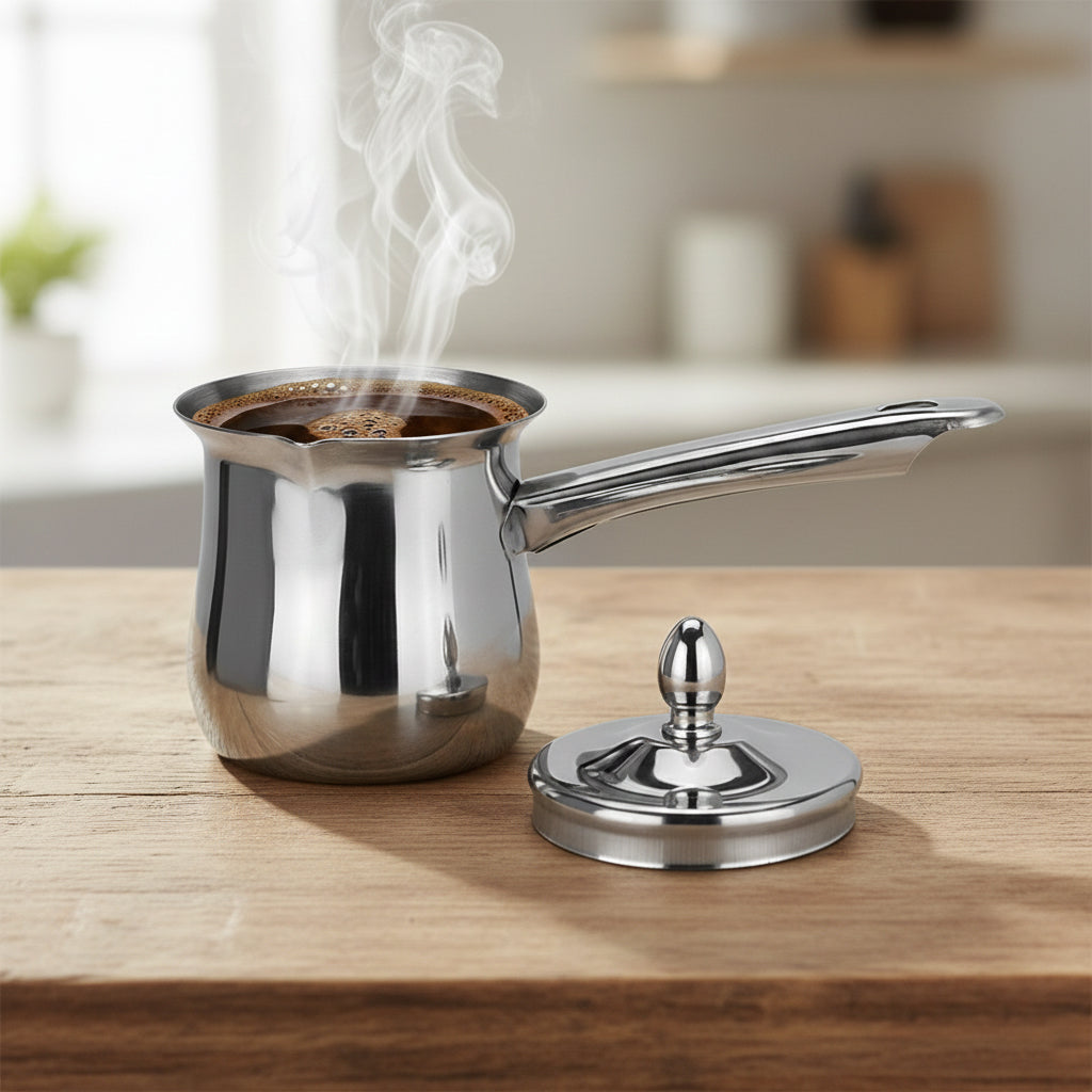 Stainless Steel Turkish Coffee Pot Size:7 – 350 ml