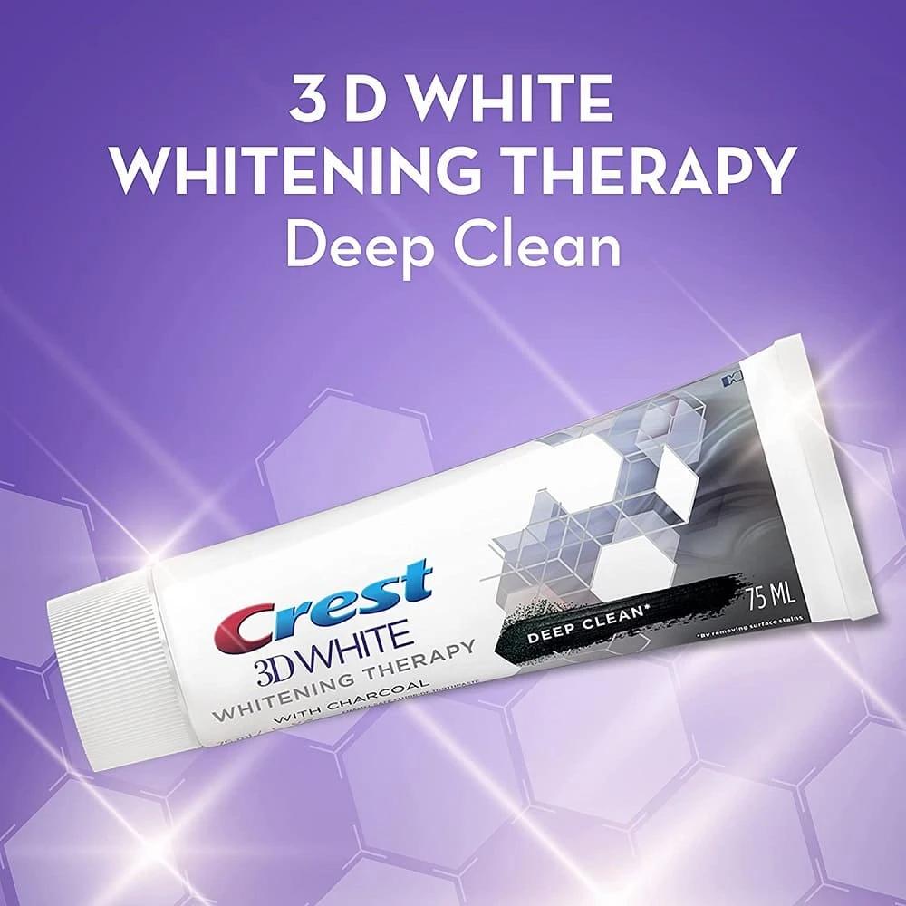 Crest 3D Whitening Therapy Charcoal 75ml