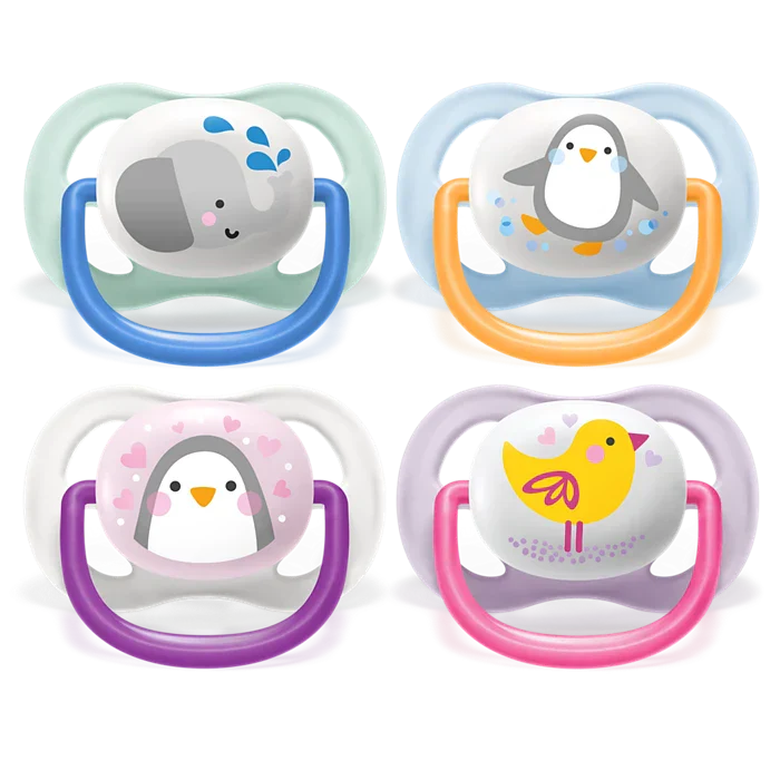 avent ultra air soothers mix abimals 0-6m 080/11