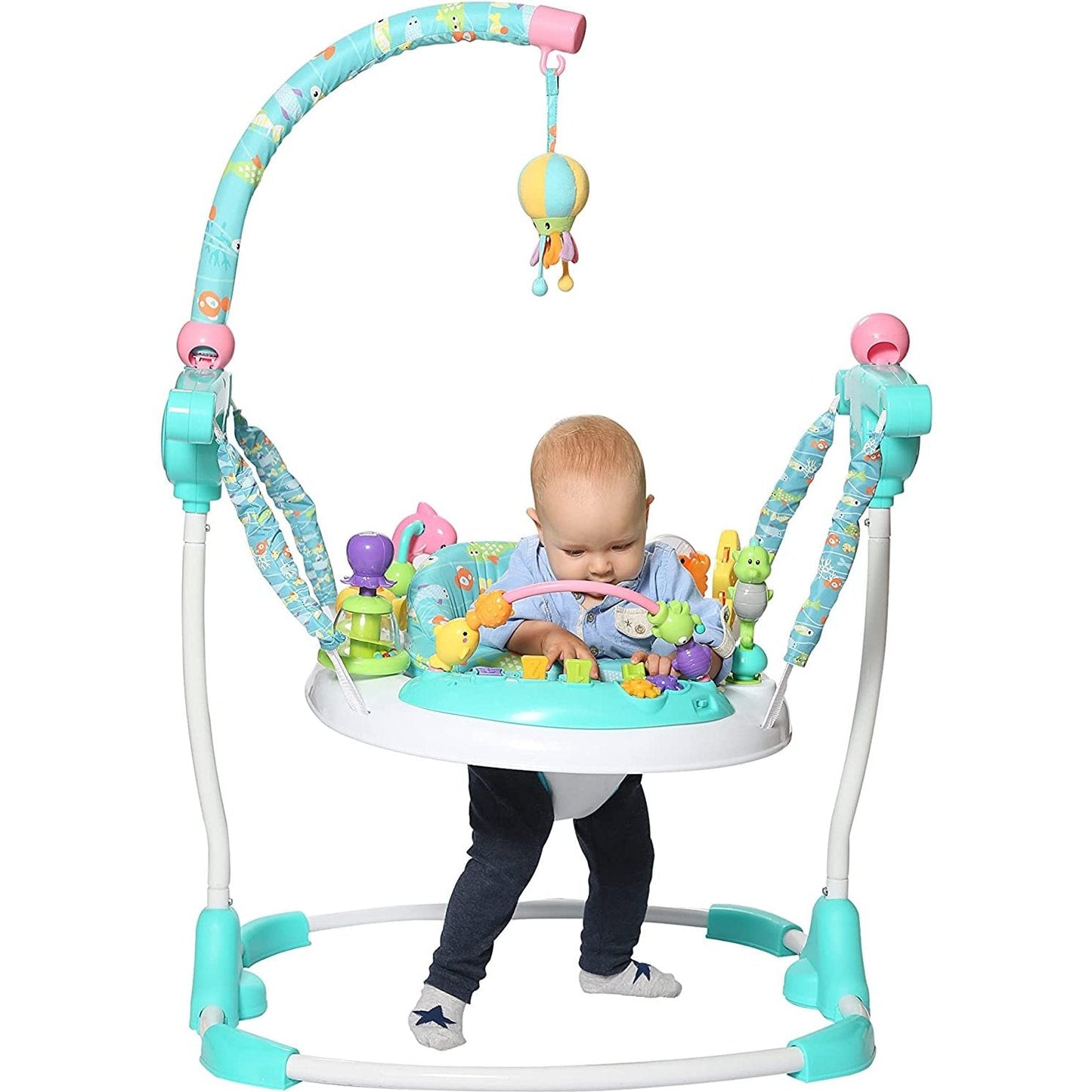 Spuddies Oasis Activity Center Jumper With Toys